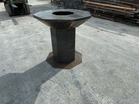 Fabrication sur mesure et personnalisable de braséro en tôle Corten à Châteauneuf Les Martigues