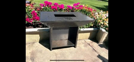 Fabrication sur mesure et personnalisable de braséro en tôle Corten à Châteauneuf Les Martigues