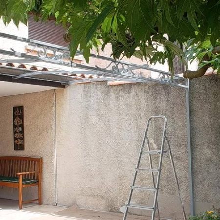 Réalisation d'une Pergola en fer forgé motif olivier à Ensues la redonne