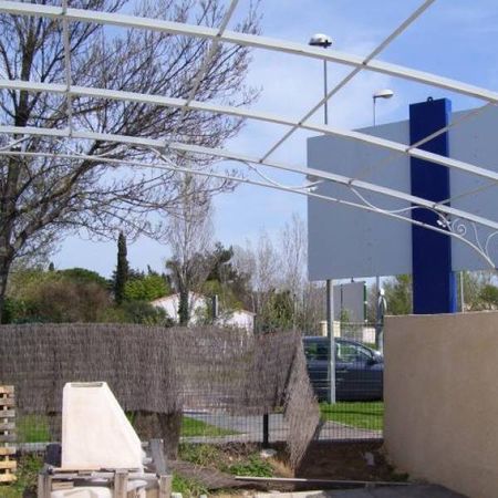 Réalisation d'une pergola motif vignes à Istres